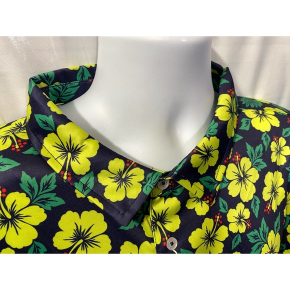 NWT Joseph Elliott USA Golf Shirt Size XXL Rapid Dry Bright Colors Lightweight - Picture 3 of 8